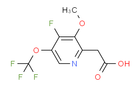 AM171478 | 1804302-63-3 | 4-Fluoro-3-methoxy-5-(trifluoromethoxy)pyridine-2-acetic acid