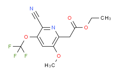 AM171501 | 1804690-73-0 | Ethyl 2-cyano-5-methoxy-3-(trifluoromethoxy)pyridine-6-acetate