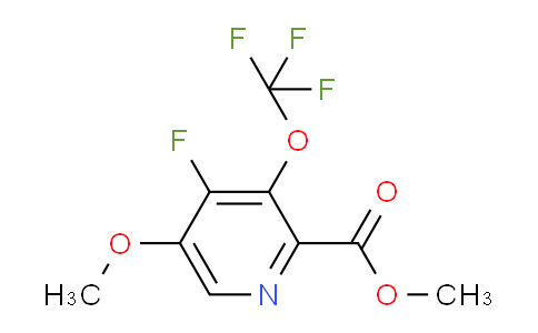 AM171507 | 1804306-68-0 | Methyl 4-fluoro-5-methoxy-3-(trifluoromethoxy)pyridine-2-carboxylate