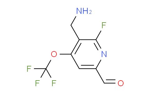 3-(Aminomethyl)-2-fluoro-4-(trifluoromethoxy)pyridine-6-carboxaldehyde