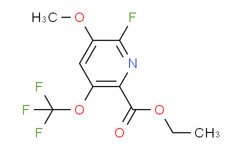 Ethyl 2-fluoro-3-methoxy-5-(trifluoromethoxy)pyridine-6-carboxylate