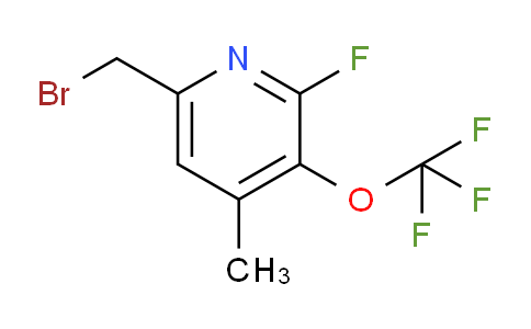 6-(Bromomethyl)-2-fluoro-4-methyl-3-(trifluoromethoxy)pyridine
