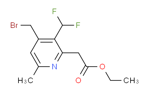 AM17154 | 1361816-32-1 | Ethyl 4-(bromomethyl)-3-(difluoromethyl)-6-methylpyridine-2-acetate
