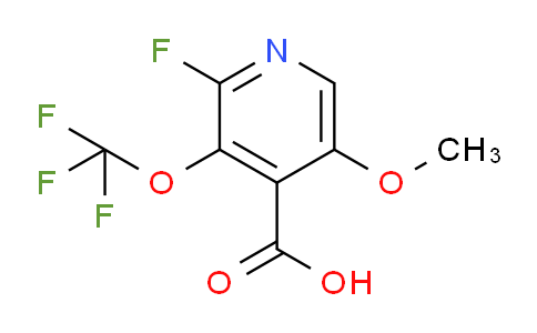 AM171543 | 1804305-21-2 | 2-Fluoro-5-methoxy-3-(trifluoromethoxy)pyridine-4-carboxylic acid