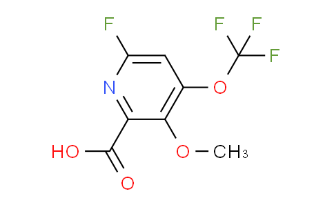 AM171545 | 1804305-31-4 | 6-Fluoro-3-methoxy-4-(trifluoromethoxy)pyridine-2-carboxylic acid