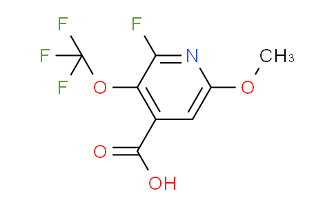 AM171548 | 1803667-49-3 | 2-Fluoro-6-methoxy-3-(trifluoromethoxy)pyridine-4-carboxylic acid