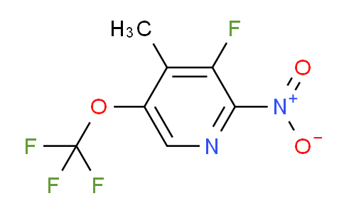 AM171550 | 1804791-77-2 | 3-Fluoro-4-methyl-2-nitro-5-(trifluoromethoxy)pyridine
