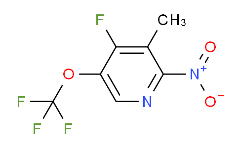 AM171558 | 1804434-84-1 | 4-Fluoro-3-methyl-2-nitro-5-(trifluoromethoxy)pyridine