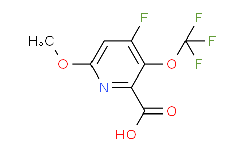 AM171566 | 1804790-04-2 | 4-Fluoro-6-methoxy-3-(trifluoromethoxy)pyridine-2-carboxylic acid