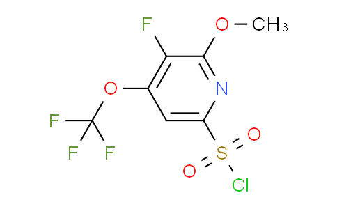 AM171643 | 1804628-82-7 | 3-Fluoro-2-methoxy-4-(trifluoromethoxy)pyridine-6-sulfonyl chloride