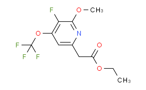 AM171661 | 1804745-83-2 | Ethyl 3-fluoro-2-methoxy-4-(trifluoromethoxy)pyridine-6-acetate