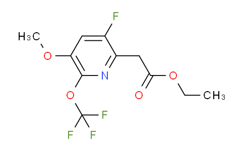 AM171668 | 1805954-96-4 | Ethyl 3-fluoro-5-methoxy-6-(trifluoromethoxy)pyridine-2-acetate