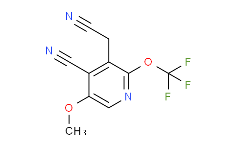 4-Cyano-5-methoxy-2-(trifluoromethoxy)pyridine-3-acetonitrile