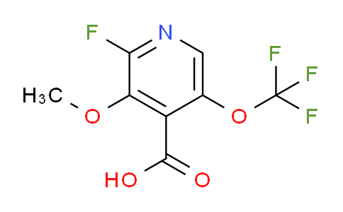 AM171753 | 1803939-14-1 | 2-Fluoro-3-methoxy-5-(trifluoromethoxy)pyridine-4-carboxylic acid