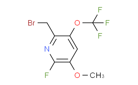 2-(Bromomethyl)-6-fluoro-5-methoxy-3-(trifluoromethoxy)pyridine