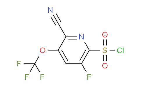 AM171763 | 1806209-30-2 | 2-Cyano-5-fluoro-3-(trifluoromethoxy)pyridine-6-sulfonyl chloride