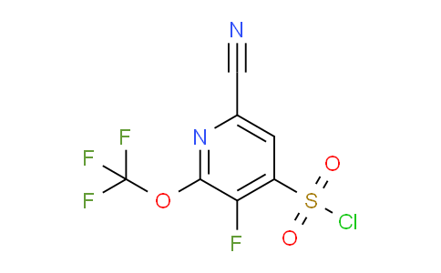 AM171765 | 1803653-50-0 | 6-Cyano-3-fluoro-2-(trifluoromethoxy)pyridine-4-sulfonyl chloride