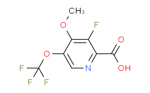 AM171778 | 1803939-48-1 | 3-Fluoro-4-methoxy-5-(trifluoromethoxy)pyridine-2-carboxylic acid