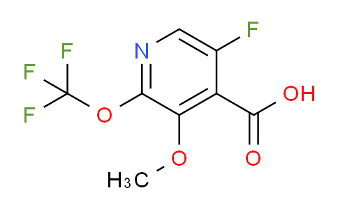 AM171784 | 1804328-33-3 | 5-Fluoro-3-methoxy-2-(trifluoromethoxy)pyridine-4-carboxylic acid