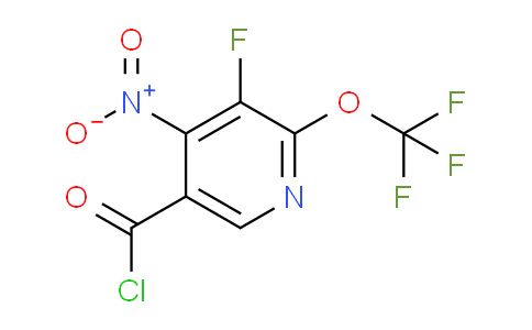 3-Fluoro-4-nitro-2-(trifluoromethoxy)pyridine-5-carbonyl chloride