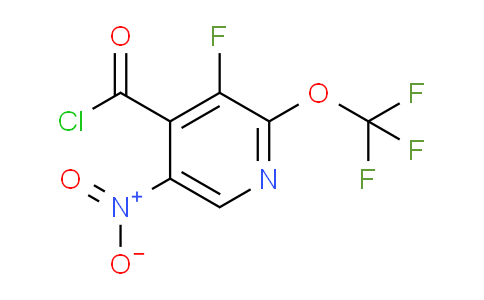 3-Fluoro-5-nitro-2-(trifluoromethoxy)pyridine-4-carbonyl chloride