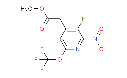Methyl 3-fluoro-2-nitro-6-(trifluoromethoxy)pyridine-4-acetate