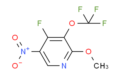 4-Fluoro-2-methoxy-5-nitro-3-(trifluoromethoxy)pyridine