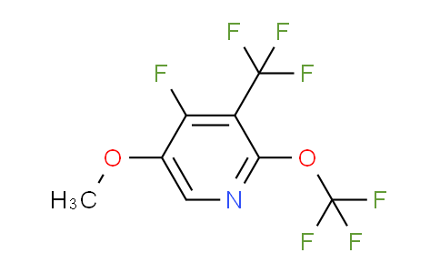 AM171850 | 1804303-69-2 | 4-Fluoro-5-methoxy-2-(trifluoromethoxy)-3-(trifluoromethyl)pyridine