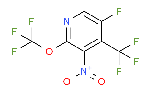 5-Fluoro-3-nitro-2-(trifluoromethoxy)-4-(trifluoromethyl)pyridine