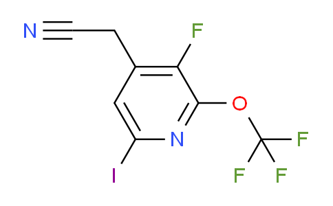 3-Fluoro-6-iodo-2-(trifluoromethoxy)pyridine-4-acetonitrile