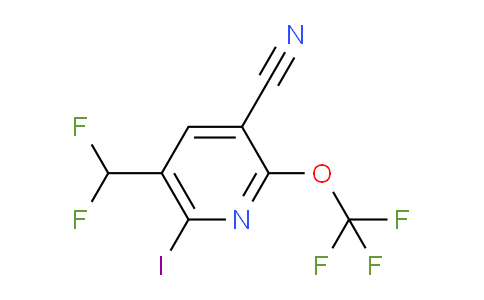 AM171879 | 1806052-61-8 | 3-Cyano-5-(difluoromethyl)-6-iodo-2-(trifluoromethoxy)pyridine