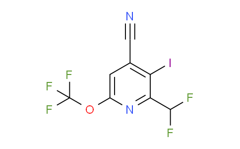 AM171881 | 1806152-58-8 | 4-Cyano-2-(difluoromethyl)-3-iodo-6-(trifluoromethoxy)pyridine