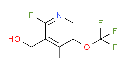 2-Fluoro-4-iodo-5-(trifluoromethoxy)pyridine-3-methanol
