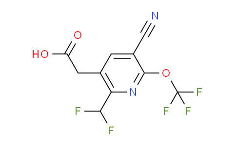 AM171889 | 1804783-77-4 | 3-Cyano-6-(difluoromethyl)-2-(trifluoromethoxy)pyridine-5-acetic acid