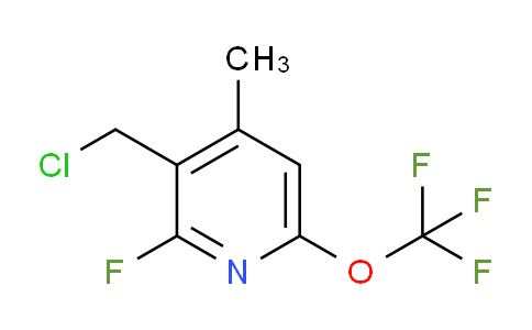 3-(Chloromethyl)-2-fluoro-4-methyl-6-(trifluoromethoxy)pyridine