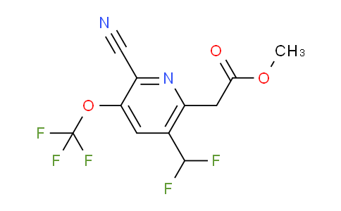 AM171897 | 1804307-00-3 | Methyl 2-cyano-5-(difluoromethyl)-3-(trifluoromethoxy)pyridine-6-acetate