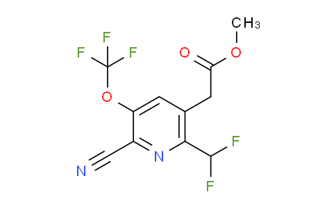 AM171902 | 1806075-33-1 | Methyl 2-cyano-6-(difluoromethyl)-3-(trifluoromethoxy)pyridine-5-acetate