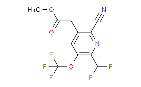 AM171904 | 1804739-97-6 | Methyl 2-cyano-6-(difluoromethyl)-5-(trifluoromethoxy)pyridine-3-acetate