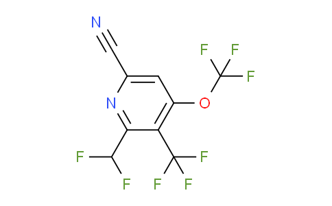 AM171908 | 1803665-85-1 | 6-Cyano-2-(difluoromethyl)-4-(trifluoromethoxy)-3-(trifluoromethyl)pyridine