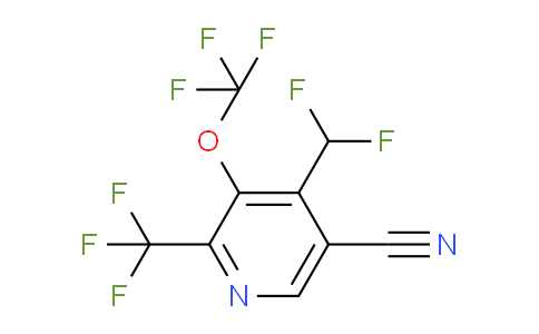 AM171914 | 1804321-48-9 | 5-Cyano-4-(difluoromethyl)-3-(trifluoromethoxy)-2-(trifluoromethyl)pyridine