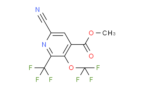 Methyl 6-cyano-3-(trifluoromethoxy)-2-(trifluoromethyl)pyridine-4-carboxylate