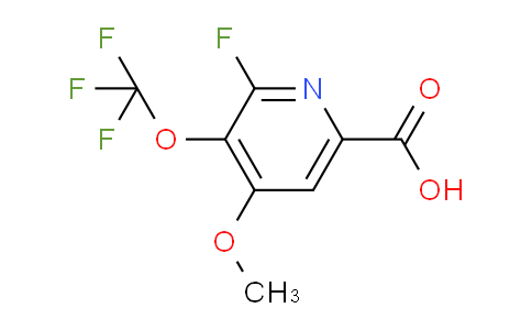 AM171923 | 1804328-24-2 | 2-Fluoro-4-methoxy-3-(trifluoromethoxy)pyridine-6-carboxylic acid