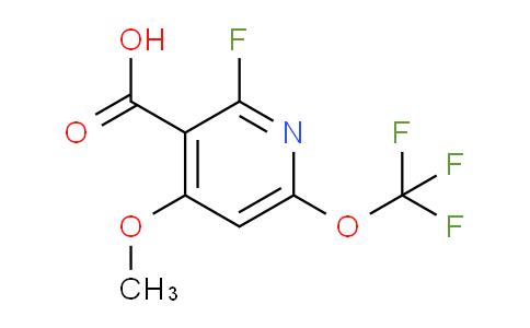2-Fluoro-4-methoxy-6-(trifluoromethoxy)pyridine-3-carboxylic acid