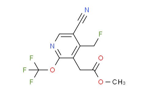 AM171930 | 1804342-13-9 | Methyl 5-cyano-4-(fluoromethyl)-2-(trifluoromethoxy)pyridine-3-acetate