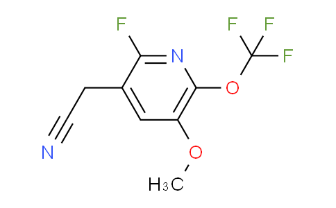 2-Fluoro-5-methoxy-6-(trifluoromethoxy)pyridine-3-acetonitrile