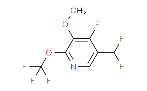 5-(Difluoromethyl)-4-fluoro-3-methoxy-2-(trifluoromethoxy)pyridine