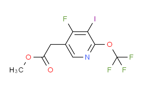 Methyl 4-fluoro-3-iodo-2-(trifluoromethoxy)pyridine-5-acetate