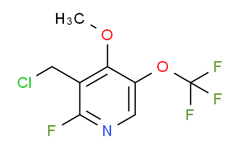 3-(Chloromethyl)-2-fluoro-4-methoxy-5-(trifluoromethoxy)pyridine