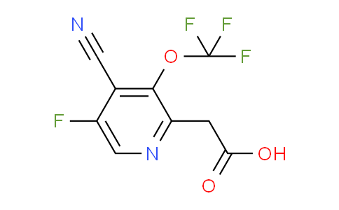 4-Cyano-5-fluoro-3-(trifluoromethoxy)pyridine-2-acetic acid