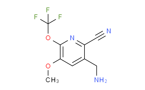 3-(Aminomethyl)-2-cyano-5-methoxy-6-(trifluoromethoxy)pyridine